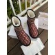 Factory Price   Dior -- 2023 Official Website New Embroidered   Fabric Snow BootsUpper made of cotton thread embroideryLining sheepskin furOutsole EV  rubber sole piece maximumSize 35～41# (41 customized)