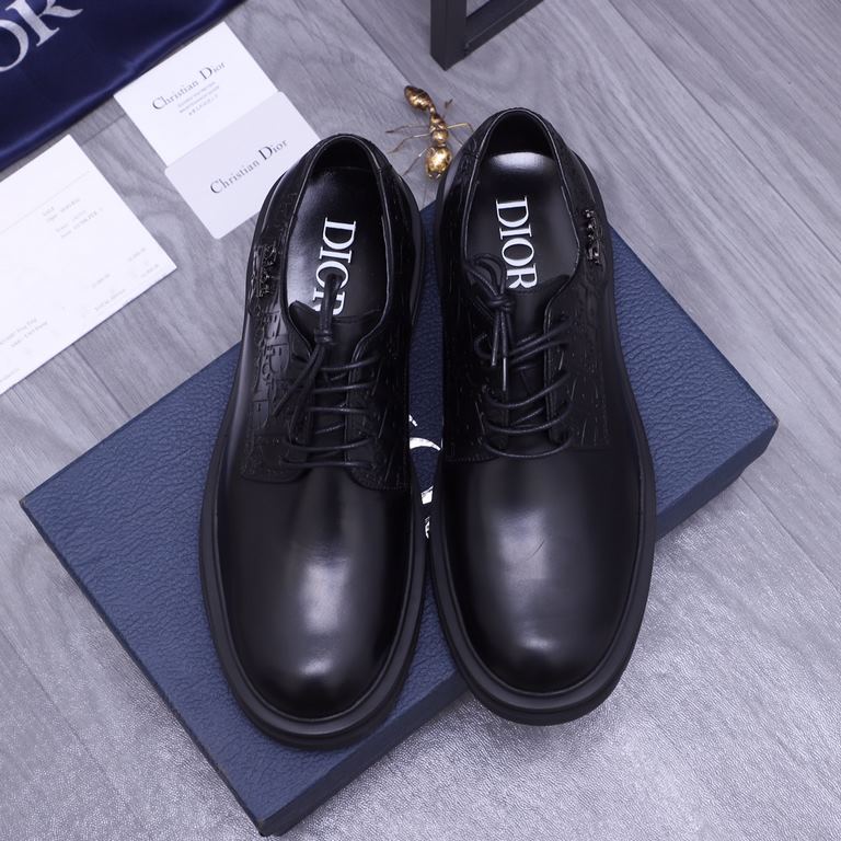 Brand Dior Formal ShoesSize 38-44Material Selected cowhide upper Cowhide lining    Original outsole