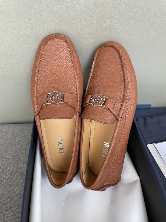 [strong] [strong] [strong] original single quality counter new dior dior pure handmade driving men's shoes soybean shoes footwear lazy shoes, exquisite hand sewing workmanship details comparable to the counter original r