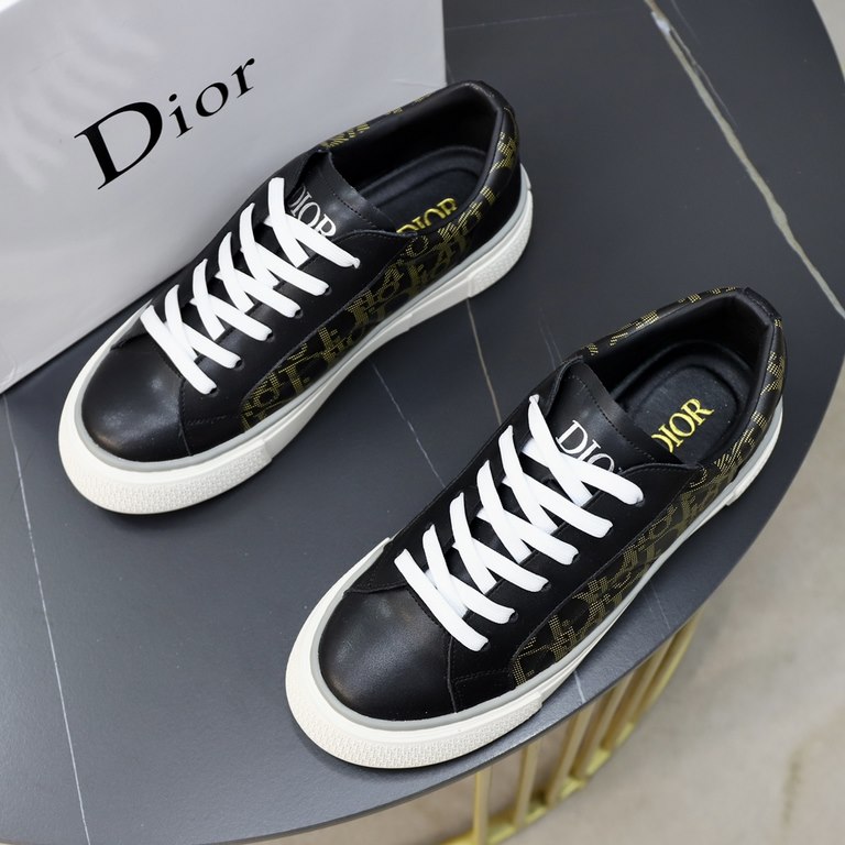 Factory  ♂  ♂  ♂Brand Dior DIORStandard code men's code 3844 (45 can be customized)Grade official website with the same high-quality men's shoesMaterial original leather material with sheepskin lining original non-slip w