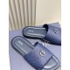 Dior Alias Men's Cowhide SlippersNew for summer, these Alias sandals make a statement of casual elegance. Crafted from grained cowhide leather, Oblique printed fabric and lined with cowhide leather! Cross-strap design wi