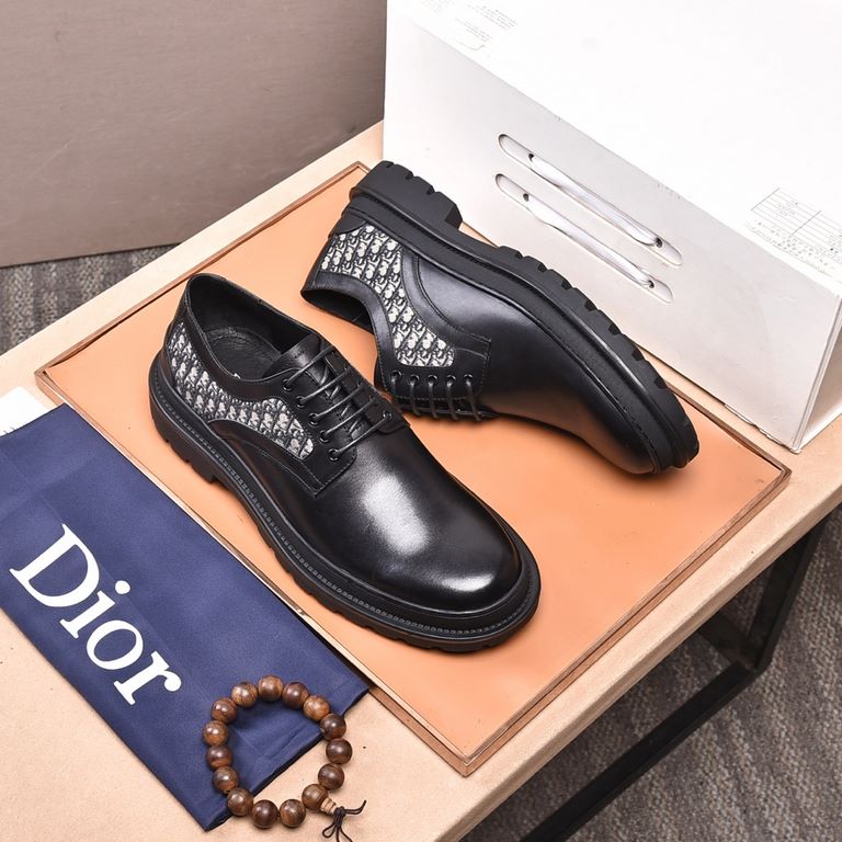 Water-dyed cowhide lining Original quality Dior - . Dior original single purchase, high-end shoes, fabric imported Italian cowhide  water-dyed cowhide  cowhide  special original outsole, fine workmanship, in-kind shootin