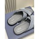 Dior Alias Men's Leather SlippersNew for summer, these Alias sandals make a statement of casual elegance. Crafted from grained cowhide leather, Oblique print fabric and cowhide lining! Cross-strap design with metal overl