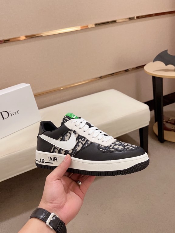 Factory price [Dior Dior] new casual sports style men's shoes, new spring and summer models design, perfect workmanship, lace-up lazy models to create the quality of the suitcase, Upper imported first layer cowhide, shee