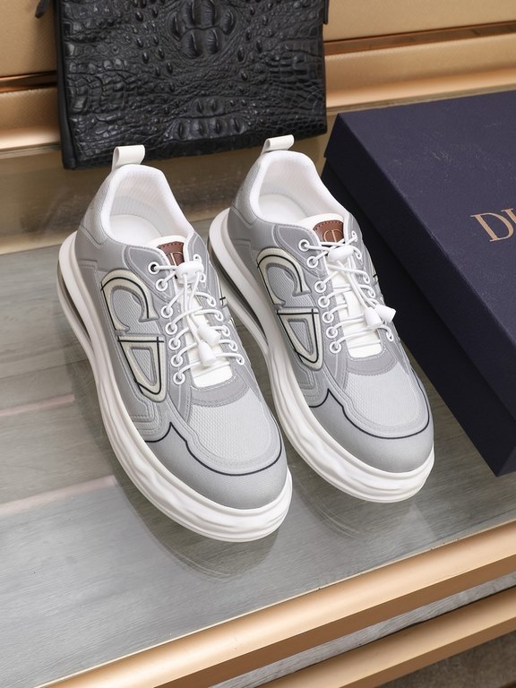 Factory    [Dior Dior] new models carefully crafted to detonate the whole scene! Innovative international brand This men's trendy men's sports casual shoes, the upper use of brand-specific fabrics, leather cushioning, ru