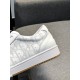 [Dior Dior 】 Men's Shoes High-end Brand Newest Masterpiece Imported Italian Original Specialized Cloth Fabric   Cowhide   Imported Sheepskin Lining  Original Packed Toe Rubber Outsole Soft and Comfortable, Make Walking M