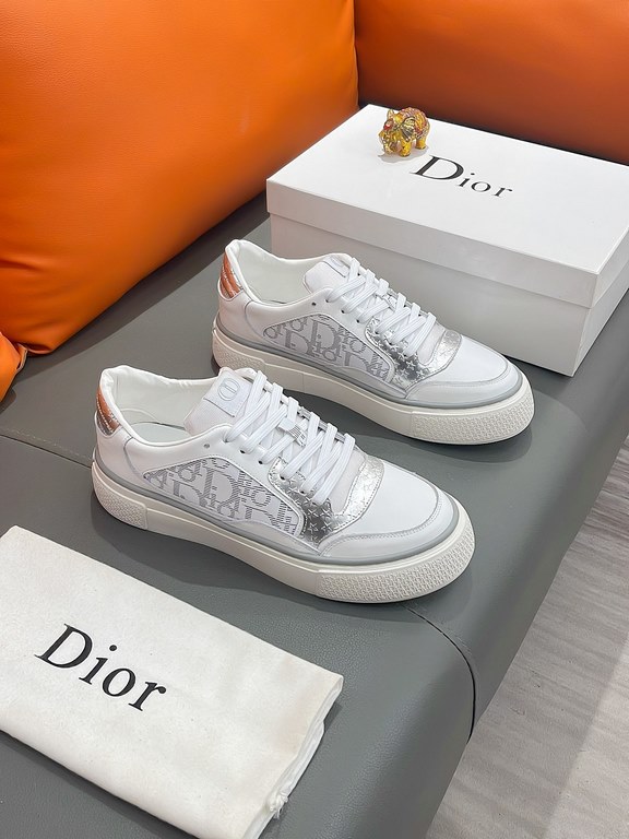 Product name DIORRegular size 38-44 (casual shoes)Material Selected Imported cowhide upper, comfortable sheepskin lining; original factory special outsole;