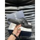 Dio~ High-end men's summer slippers, upper material head layer cowhide, original hardware decoration, private mold outsole, perfect details, showing the big style, casual loose comfortable type, high quality boutique, su