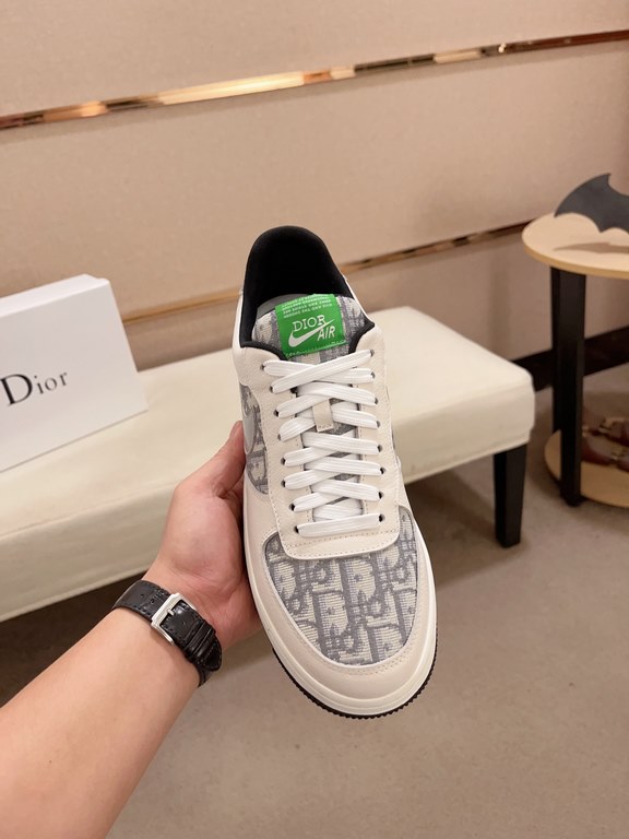 Factory price [Dior Dior] new casual sports style men's shoes, new spring and summer models design, perfect workmanship, lace-up lazy models to create the quality of the suitcase, Upper imported first layer cowhide, shee