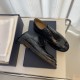 Dior Derby Shoes｜Leather soled formal shoes｜Meticulously crafted in open-edge beaded cowhide｜Water dyed cowhide lining｜With classic lace-up closure｜Side embossed logo｜Sheeny stacked heel for a touch of style｜Can be worn 