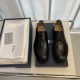 Dior Derby Shoes｜Leather soled formal shoes｜Meticulously crafted in open-edge beaded cowhide｜Water dyed cowhide lining｜With classic lace-up closure｜Side embossed logo｜Sheeny stacked heel for a touch of style｜Can be worn 