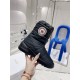 Factory price The highest version of Dior 2023 Dior fall and winter is the new runway models down wool boots snow boots original reproduction details exactly the right version of the new wool boots wind vane good-looking