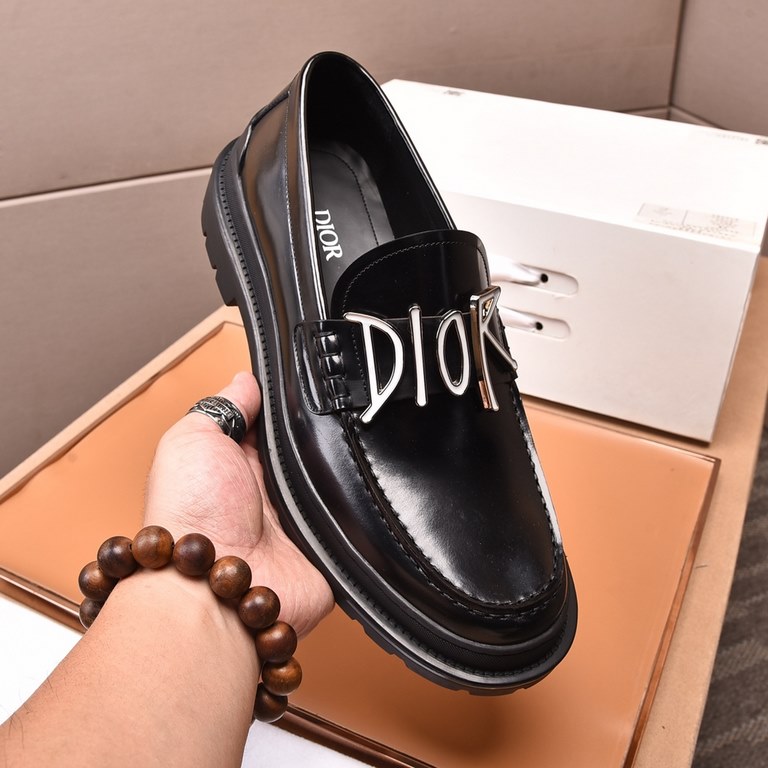 Factory   water-dyed cowhide lining Original quality Dior - . Dior original single purchase, high-end shoes, fabric imported Italian cowhide  water-dyed cowhide lining  cowhide lining  special original outsole, fine work