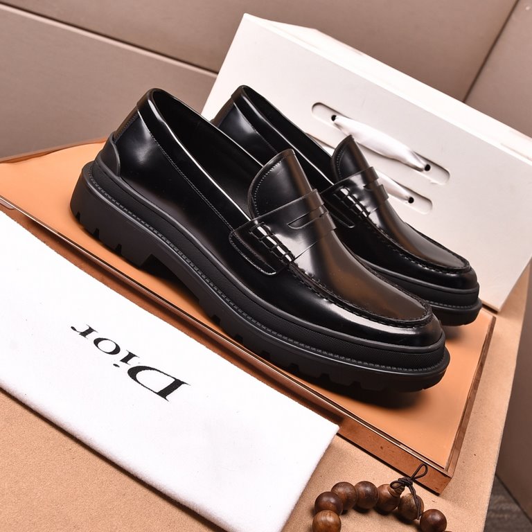 Factory   water-dyed cowhide lining Original quality Dior - . Dior original single purchase, high-end shoes, fabric imported Italian cowhide  water-dyed cowhide lining  cowhide lining  special original outsole, fine work