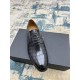 Dior ~ Size38-45D's new men's high-end men's business shoes, made of imported calfskin leather, hand-rubbed color change process, with cowhide liningpadded feet, imported Italian leather outsole, showing luxury!