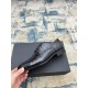 Dior ~ Size38-45D's new men's high-end men's business shoes, made of imported calfskin leather, hand-rubbed color change process, with cowhide liningpadded feet, imported Italian leather outsole, showing luxury!