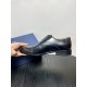 Dior Derby Shoes｜Leather soled formal shoes｜Meticulously crafted in open-edge beaded cowhide｜Water dyed cowhide lining｜With classic lace-up closure｜Side embossed logo｜Sheeny stacked heel for a touch of style｜Can be worn 