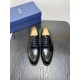 Dior Derby Shoes｜Leather soled formal shoes｜Meticulously crafted in open-edge beaded cowhide｜Water dyed cowhide lining｜With classic lace-up closure｜Side embossed logo｜Sheeny stacked heel for a touch of style｜Can be worn 