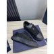 Dior Dior.B33 seriesCouple's casual board shoes qingkv    Original purchaseCrafted from Dior cowhide leather, the side panels are adorned with a canvas panel in the same shade of the CD Diamond pattern.The CD Icon lace e