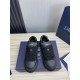 Dior Dior.B33 seriesCouple's casual board shoes qingkv    Original purchaseCrafted from Dior cowhide leather, the side panels are adorned with a canvas panel in the same shade of the CD Diamond pattern.The CD Icon lace e