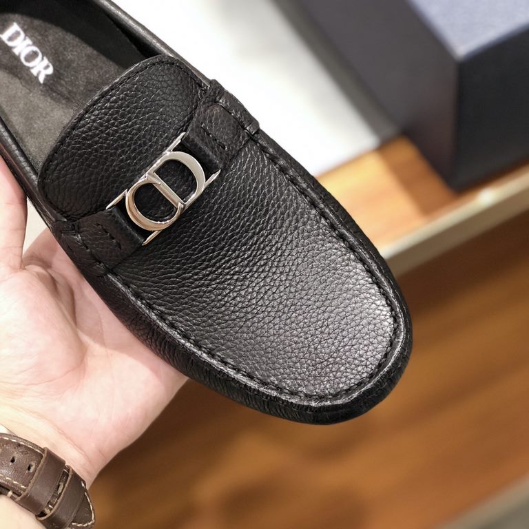 Factory   Christian Dior-Christine Dior Counter original quality goods! Top imported calfskin fabric  water-dyed cowhide lining  original imported rubber outsole! size 38-46 (full set of packaging) only for the code will