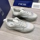 Factory   Dior's latest casual sneakers     Couples fashion explosive models,   version of the simple atmosphere,   fabric using imported cowhide with the original mesh,   comfortable and breathable mesh lining, the orig