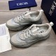 Factory   Dior's latest casual sneakers     Couples fashion explosive models,   version of the simple atmosphere,   fabric using imported cowhide with the original mesh,   comfortable and breathable mesh lining, the orig