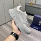 Factory   Dior's latest casual sneakers     Couples fashion explosive models,   version of the simple atmosphere,   fabric using imported cowhide with the original mesh,   comfortable and breathable mesh lining, the orig