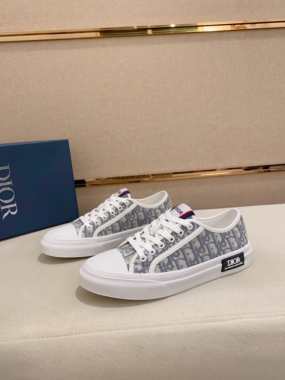 Factory price [Dior Dior] new casual sports style men's shoes, new spring and summer models design, perfect workmanship, lace-up lazy models to create the quality of the installed cabinet, Upper Imported official website