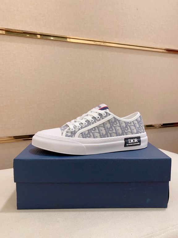 Factory price [Dior Dior] new casual sports style men's shoes, new spring and summer models design, perfect workmanship, lace-up lazy models to create the quality of the installed cabinet, Upper Imported official website