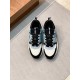 Dior Dior B22 Men's Jogging Fashion SneakersThis piece draws inspiration from vintage joggers. Featuring a chunky low-top design, the upper is made from selected cowhide leather and mesh fabric with a black and white emb