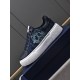 P Upgraded Dio~r   This B33 sneaker is a new take on the classic tennis shoe, with a sleek silhouette that emphasizes chunky texture. Crafted from cowhide leather with an Oblique print, they feature a padded tongue with 