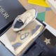 Top version low topDior Dior B57 Collection Couple's Casual Sneakers CD Skateboarding ShoesOriginal Purchase Developed Made This B57 mid-top sneaker is new to the Spring 2014 menswear collection, reinterpreting the baske