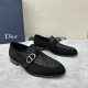 CD Home New DIO TIMELESS Loafers Leather Shoes Official Price RMB , These loafers embody classic elegance. Crafted in black cowhideopen-edge pearlized leatherhigh-silk brushed cowhide, the classic silhouette highlights t