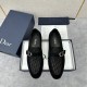 CD Home New DIO TIMELESS Loafers Leather Shoes Official Price RMB , These loafers embody classic elegance. Crafted in black cowhideopen-edge pearlized leatherhigh-silk brushed cowhide, the classic silhouette highlights t