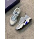 Dior Dior B22 Men's Jogging Fashion SneakersThis piece draws inspiration from vintage joggers. Featuring a chunky low-top design, the upper is made from selected cowhide leather and mesh fabric with a black and white emb