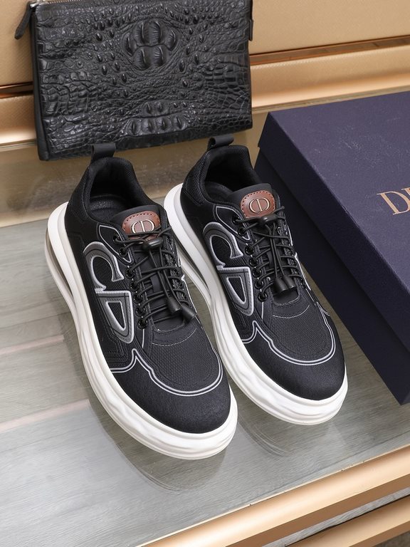 Factory    [Dior Dior] new models carefully crafted to detonate the whole scene! Innovative international brand This men's trendy men's sports casual shoes, the upper use of brand-specific fabrics, leather cushioning, ru