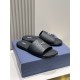 Dior Alias Men's Cowhide SlippersNew for summer, these Alias sandals make a statement of casual elegance. Crafted from grained cowhide leather, Oblique printed fabric and lined with cowhide leather! Cross-strap design wi