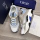 Factory   Dior's latest casual sneakers     Couples fashion explosive models,   version of the simple atmosphere,   fabric using imported cowhide with the original mesh,   comfortable and breathable mesh lining, the orig