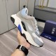 Factory   Dior's latest casual sneakers     Couples fashion explosive models,   version of the simple atmosphere,   fabric using imported cowhide with the original mesh,   comfortable and breathable mesh lining, the orig