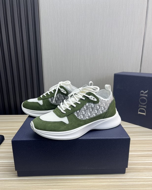 Factory   DIOR.Dior Couple's Hot Sale The new trend is destined to be a mainstream super single  .  upper using exclusive customized original cowhide material   cow game meat splicing brand special LOGO fabrics  outsole 