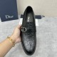 CD Home New DIO TIMELESS Loafers Leather Shoes Official Price RMB , These loafers embody classic elegance. Crafted in black cowhideopen-edge pearlized leatherhigh-silk brushed cowhide, the classic silhouette highlights t