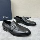 CD Home New DIO TIMELESS Loafers Leather Shoes Official Price RMB , These loafers embody classic elegance. Crafted in black cowhideopen-edge pearlized leatherhigh-silk brushed cowhide, the classic silhouette highlights t