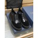 The new Men's Classic Leather Shoe from Factory   DiOR blends classic shoe style with vintage California style. The slip-on style is designed for easy on and off. Meticulously crafted from black smooth cowhide leather  h