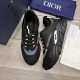 Factory   Dior's latest casual sneakers     Couples fashion explosive models,   version of the simple atmosphere,   fabric using imported cowhide with the original mesh,   comfortable and breathable mesh lining, the orig