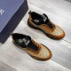 Factory   Dior's latest models of casual sneakers     Casual fashion explosion,   version of the simple atmosphere,   fabric using imported cowhide leather with the original fabric,   sheepskin lining, the original wear-