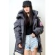 520 【New】Canada Goose X OVO New Canada Goose Owl Co-branded Limited Edition Parka Outdoor Down Jacket-The gray color scheme exudes charm. The mink fleece brim is both warm and skin-friendly, and the large hood effectivel