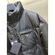 p675 PRADA Prada Reversible Down JacketPrada's iconic triangle logo is reinterpreted as a quilted pattern on this Re-Nylon stand-up jacket. The body has a modern, streetwear-inspired appeal, with an enameled metal triang