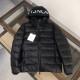 P580 MONCLER Moncler Moncler counter synchronization models men's hooded down jacket national standard filling 90 white duck down down filling super enough custom LOGO hardware cuffs windproof design, hat printing letter