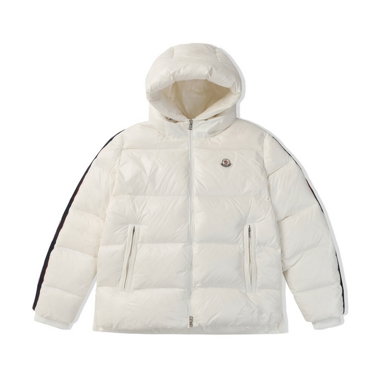 P615 [Moncler] 23FW Moncler Dincer Collection Red and Blue Webbing Down Jacket-Authentic synchronized anti-counterfeiting chip induction!-National standard 90 white duck down doo, high version of the classic series Never